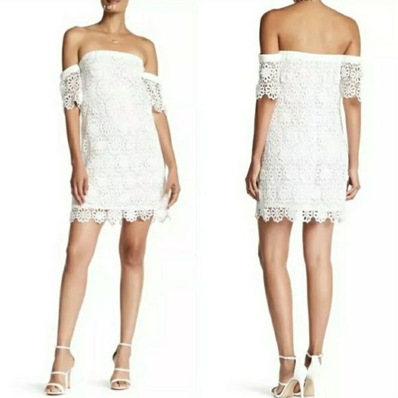 New Trina Turk Alejandra White Lace Dress - Picture 4 of 8